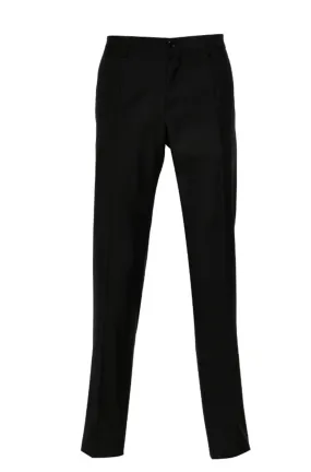 PRESSED-CREASE WOOL TROUSERS