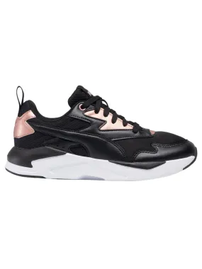 Puma women's sneakers shoe X-Ray Lite Metallic 374737 01 black