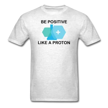 "Be Positive" (black) - Men's T-Shirt