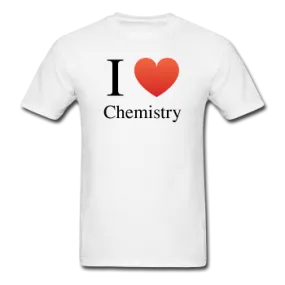 "I ♥ Chemistry" (black) - Men's T-Shirt