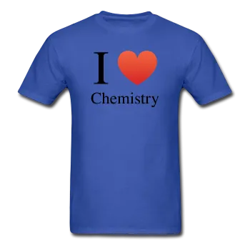 "I ♥ Chemistry" (black) - Men's T-Shirt