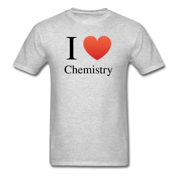 "I ♥ Chemistry" (black) - Men's T-Shirt