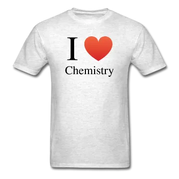 "I ♥ Chemistry" (black) - Men's T-Shirt