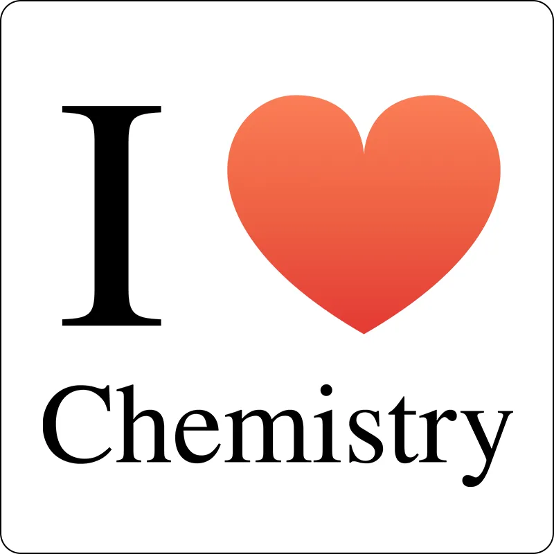 "I ♥ Chemistry" (black) - Men's T-Shirt