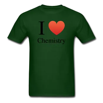 "I ♥ Chemistry" (black) - Men's T-Shirt