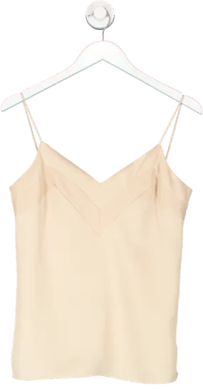 REISS Nude Bethan V Neck Cami UK 4