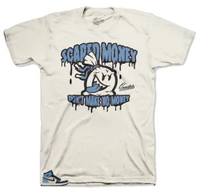 Retro 1 Uni Blue Obsidian Scared Money Shirt