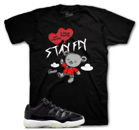 Retro 11 72-10 Shirt - Money Over Love - Black