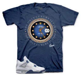 Retro 4 Midnight Navy Rolie Time Shirt