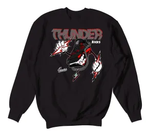 Retro 4 Red Thunder Thunder Kicks Sweater