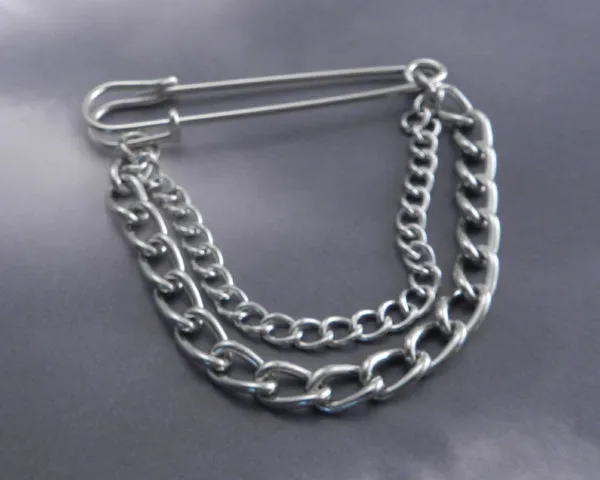 Safety Pin 2 Row Chain