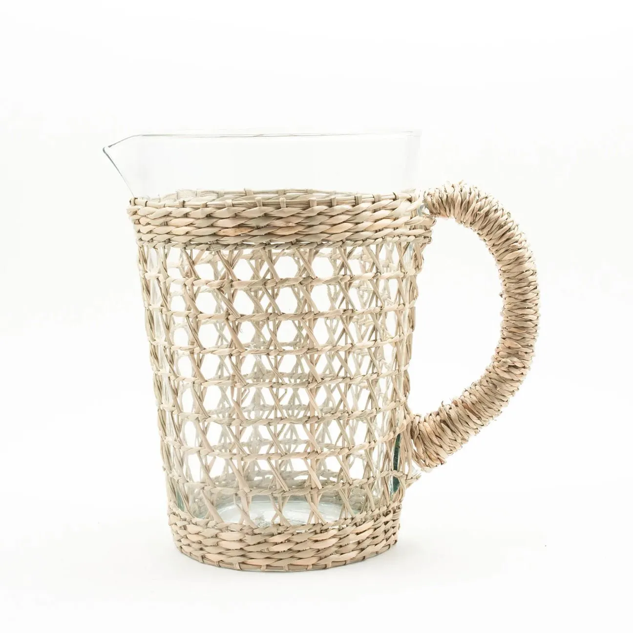 Seagrass Cage Pitcher