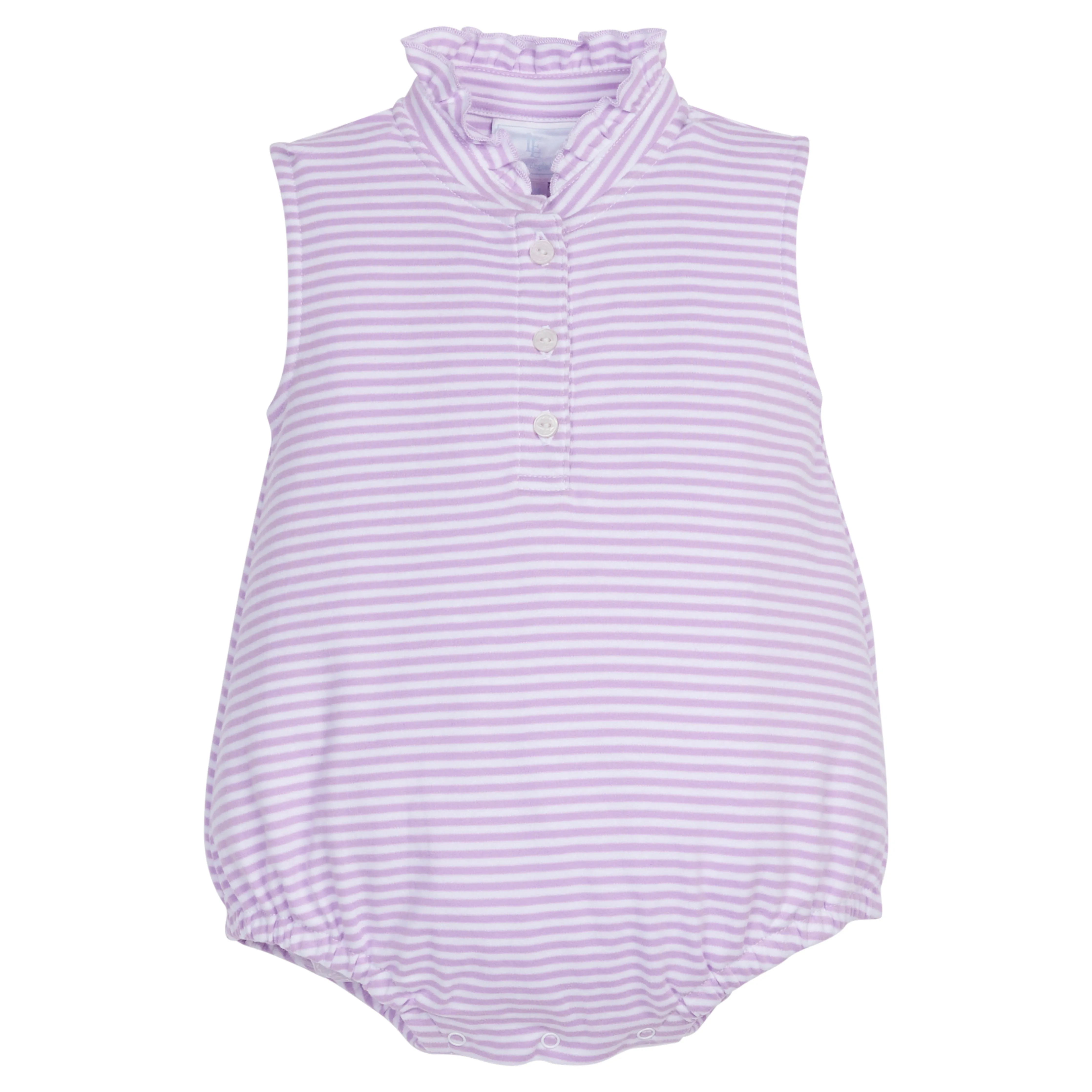 Sleeveless Hastings Bubble - Lavender Stripe