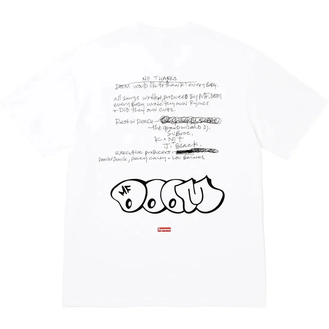 Supreme MF Doom Tee (White)