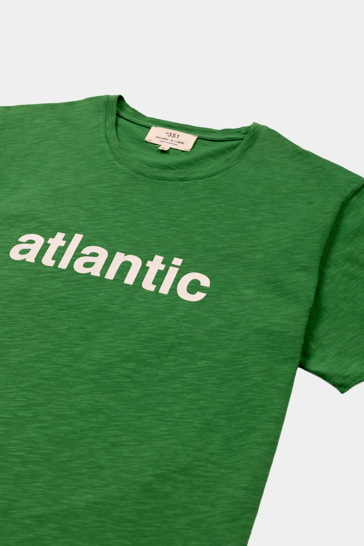 T-SHIRT ATLANTIC TURTLE GREEN & OFF-WHITE