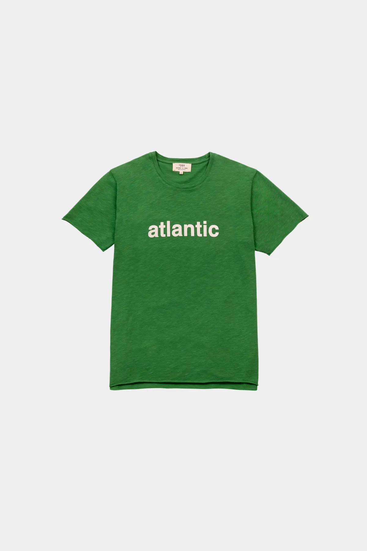 T-SHIRT ATLANTIC TURTLE GREEN & OFF-WHITE