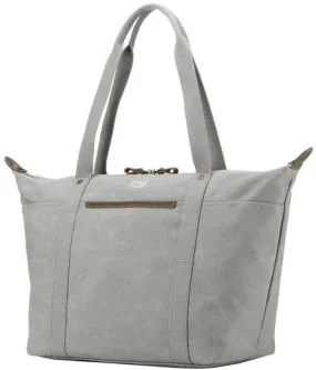 Troop London Organic Cotton Carry Handle Sling Bag  | Ash Grey