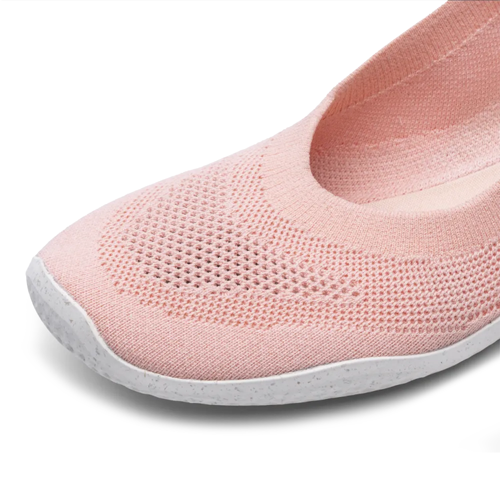 Vivobarefoot Primus Asana Yin Ballerina Knit Womens Peach Melba