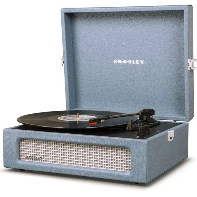 Voyager 2-Way Bluetooth Record Player | Washed Blue