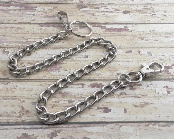 Wallet Chain Punk Leash Chain Lanyard - Basic 15"