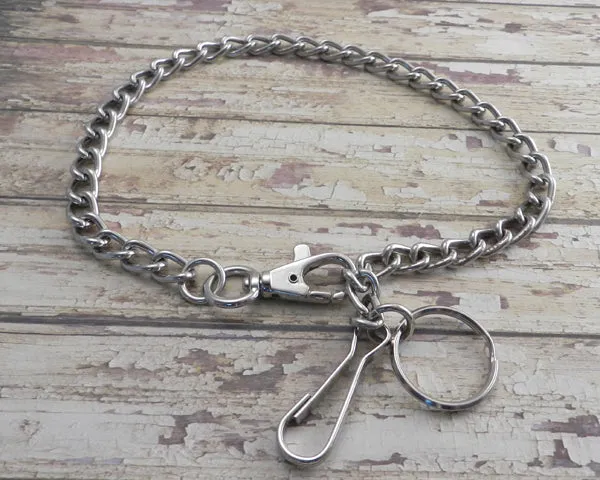 Wallet Chain Punk Leash Chain Lanyard - Basic 15"