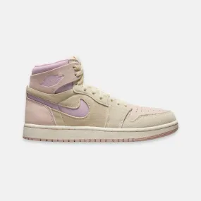 womens jordan 1 zoom cmft (muslin/plum chalk/beige)