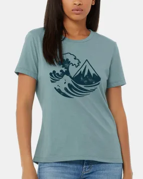 Women's Peak Surfing Relaxed Fit T-Shirt