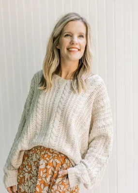 X Creamy Cozy Sweater