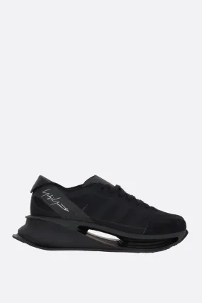 Y-3 S-Gendo Run mesh and suede sneakers