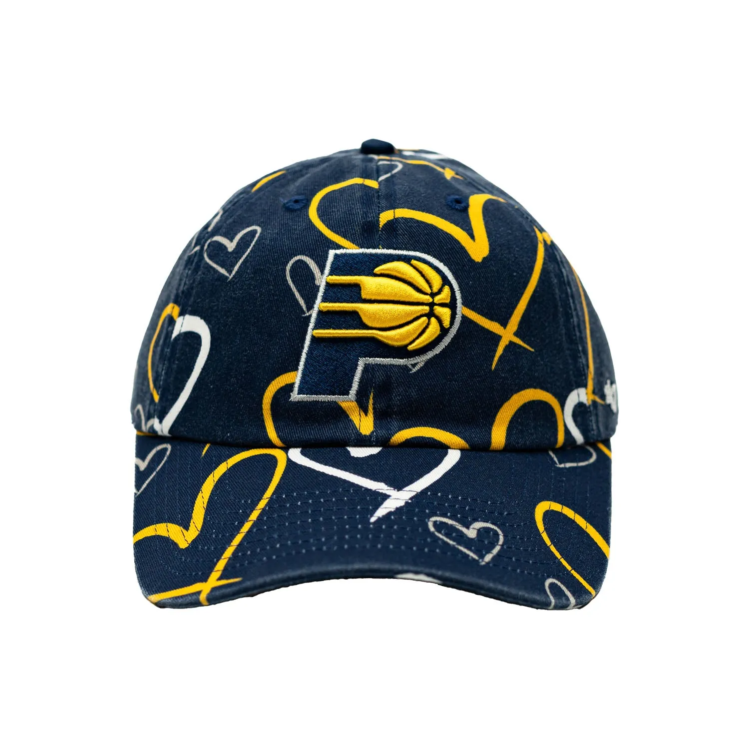 Youth Girls Indiana Pacers Adore Clean Up Hat in Navy by 47 Brand